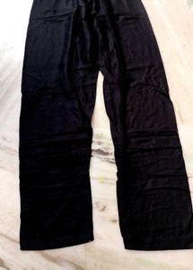 T-Shirt and Black Pyjama Set