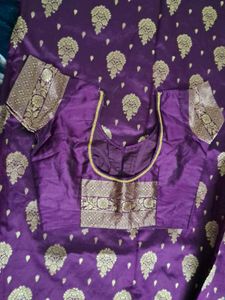 Elegant Purple banarasi Saree