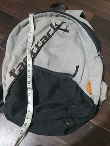 Fastrack Grey & Black Backpack
