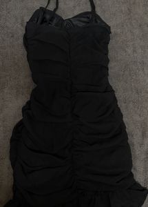 🪩🍸ruffled ruched bodycon dress