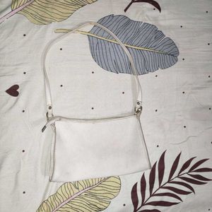 Chic White Crossbody Bag