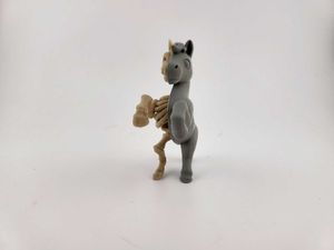 Skeleton Horse Figure 3D Printed Half Bone