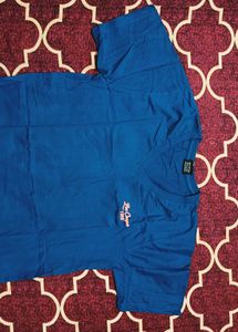 Women's Classic Blue V-Neck T-Shirt