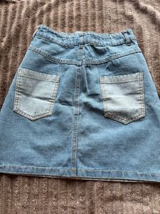 Denim Mini Skirt