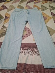 Urbanic Light Wash Wide Leg Jeans