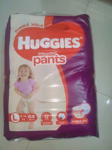 Bubble Wala Huggies Wonder Pants . Size-L .