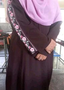 Embroidered Abaya Gown
