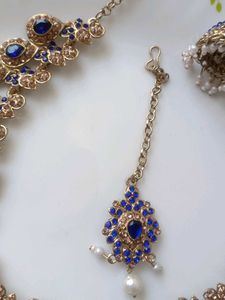 Stunning Blue &amp; Gold Jewellery Set