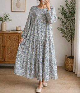 Floral Print Tiered  Dress