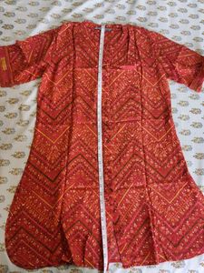Vibrant Red Ethnic Kurta