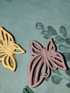 Set of 4 Butterfly Hair Clips