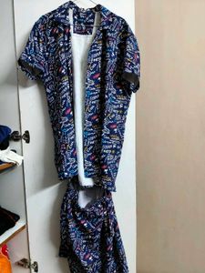Men's typographic Nightsuit