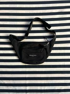 Balenciaga Black Fanny Pack
