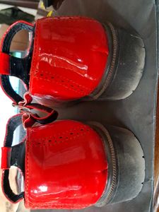 Red Patent Leather Loafers