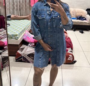 Denim Dress - Casual Chic