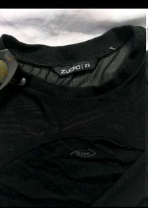 Chic Black Long Sleeve Top