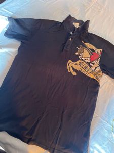 Graphic Print Polo Shirt