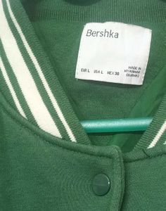💚 Vintage Green Varsity Jacket💛