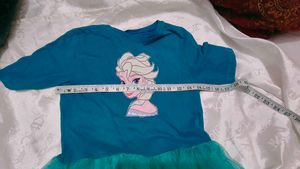 Very Beautiful &amp; Amazing Net Frozen Frock