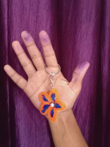 Cute Flower Keychain