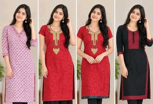 4 Kurtas  & One Top (Pack of 5)
