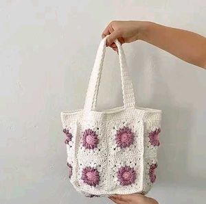crochet handbag