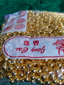 Half Kg Golden Beads