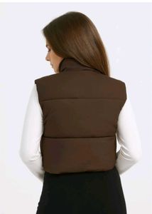 Brown Puffer Vest