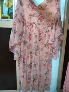 Flowy Floral Print Kurta