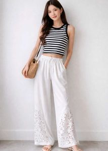 Striped Sleeveless Tank Top