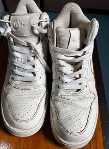 Nike White High-Top Sneakers
