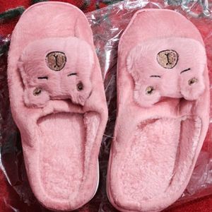 Ultra-Soft Winter Teddy Bear Woman Slippers