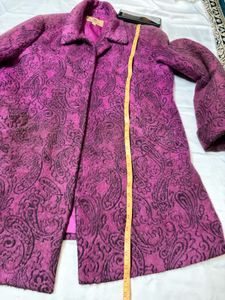 Paisley Print Overcoat
