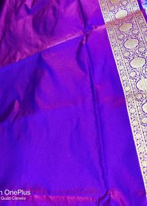 Banarsi Silk Saree Small Border Buti