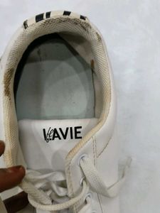 Classic White Lace-Up Sneakers