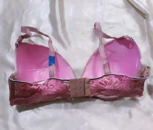 Dusty Rose Lace Bra