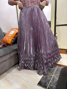 Stunning Pleated Ethnic Skirt