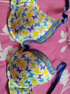 Cute Butterfly Print Bra