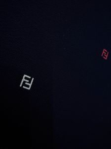 Authentic Fendi All Over Logo Polo Shirt