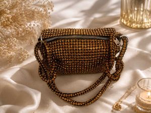 Sparkling Rhinestone Clutch Bag