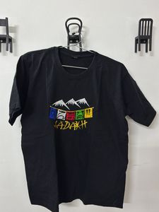 Black Ladakh Graphic T-Shirt