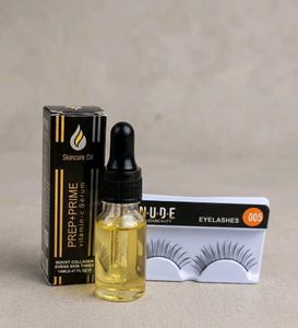 Vitamin C Serum & False Lashes Set