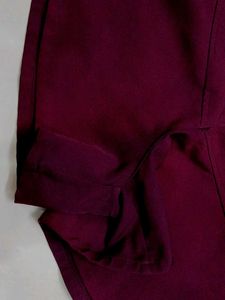 Burgundy Skort