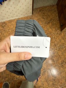 Elegant Women's Grey Silky Pants