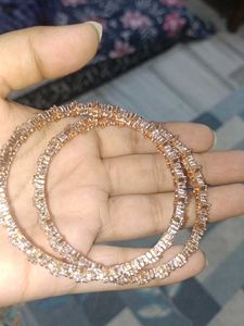 Sparkling Floral Design Bangles