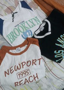 (combo 3 )Graphic Print T-Shirt
