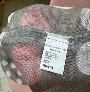 Brand new Claire’s Polka Dot Infinity Scarf