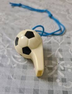 Football shaped mouth Whistle