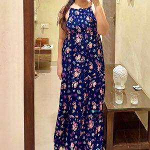 Floral Print Maxi Dress