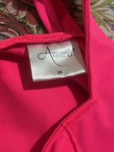 Hot Pink Corset Crop Top